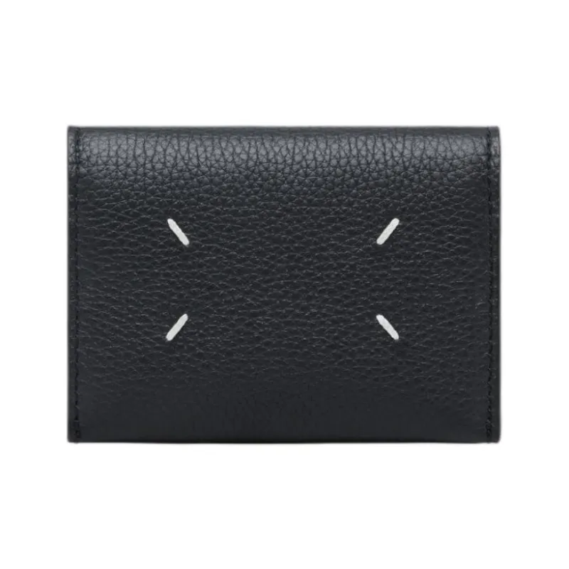 Maison Margiela Calfskin Card Holder Unisex Black-1