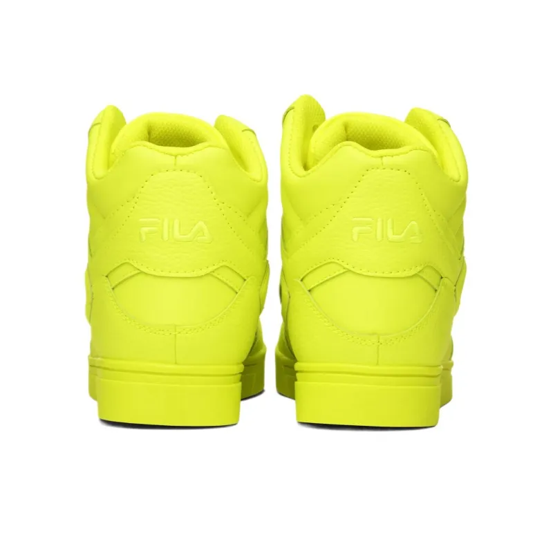FILA Everge High Top Skateboard Shoes Women's Yellow-4