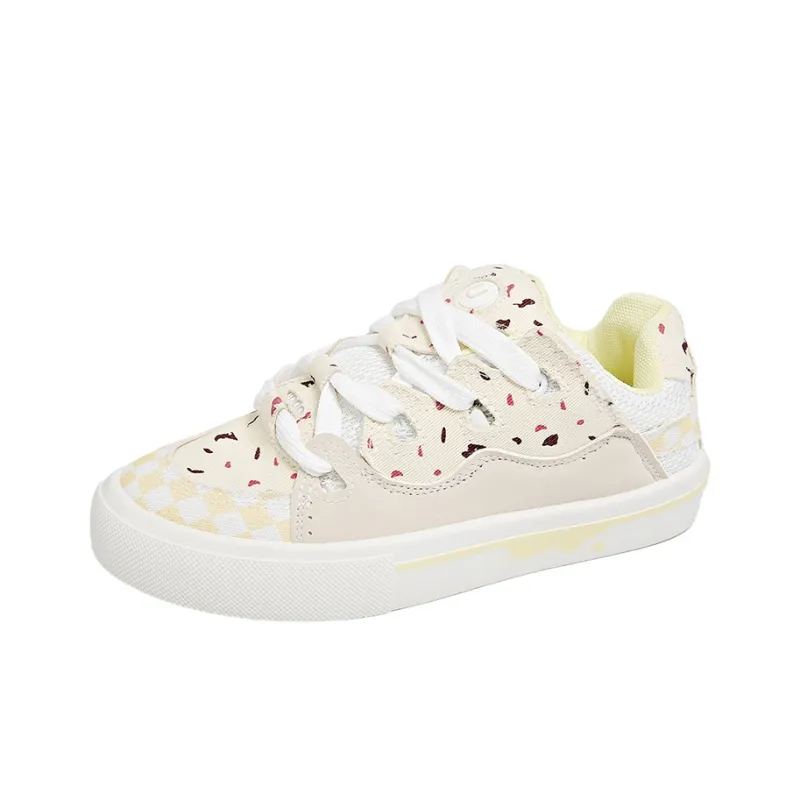BANWEIDIYA Slip Resistant Height Increasing Low Top Skateboard Shoes Women's-16