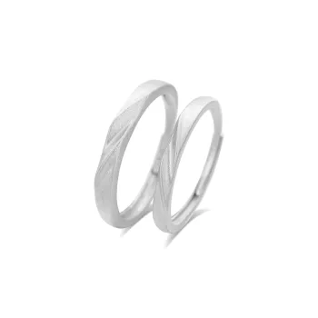 CANHUI S999 Fine Silver Rings Unisex