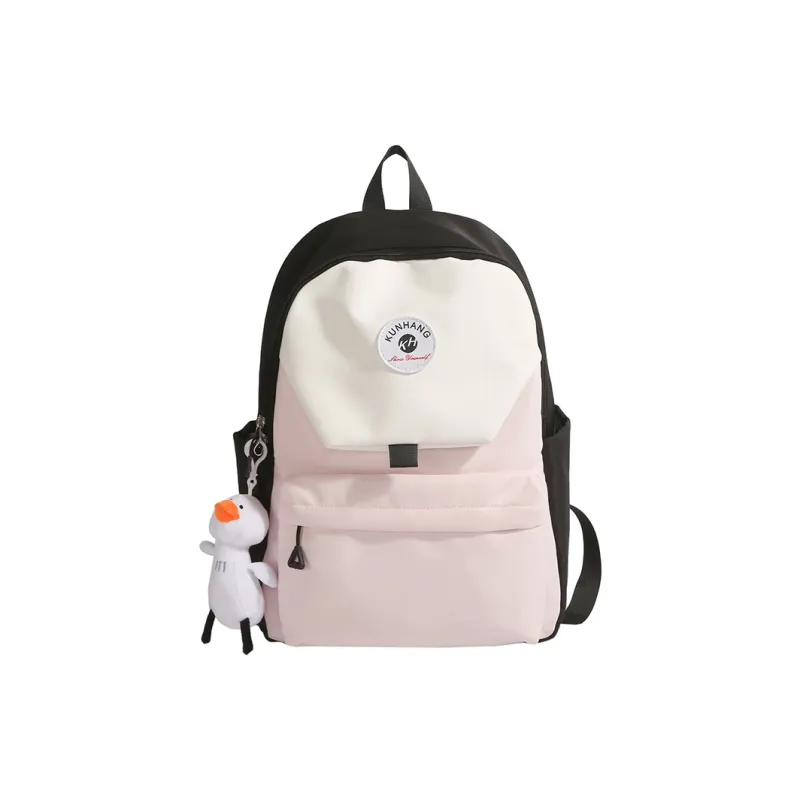 Debecca Nylon Fabric Backpack Unisex Multicolor-4