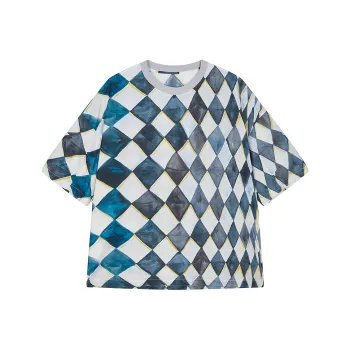 CROQUIS T Shirt Men's 482 Blue/Gray Combination