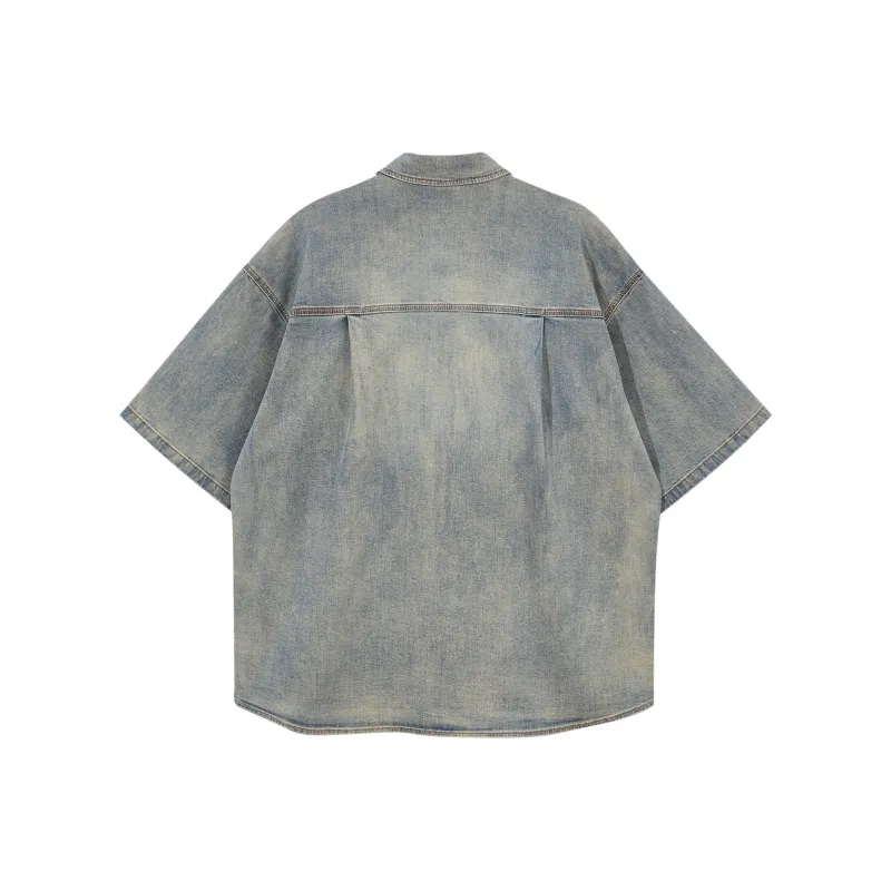 JACK JONES· Shirt Men's E39 Medium Blue Denim-1