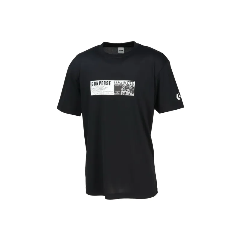 Converse T Shirt Unisex Black/White-0