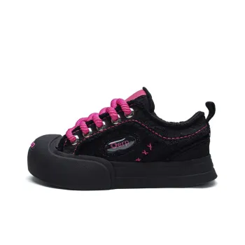 ESTEE GEEA Low Top Canvas Shoes Women's Black