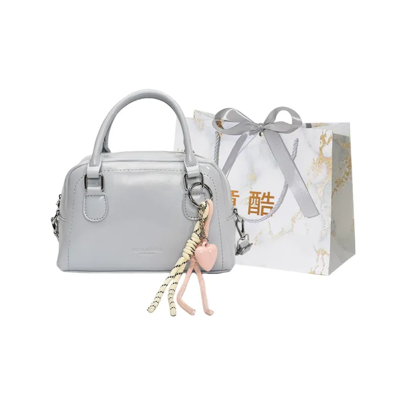 Cool PU Handbag Women's White/Blue/Silver/Pink/Black-4