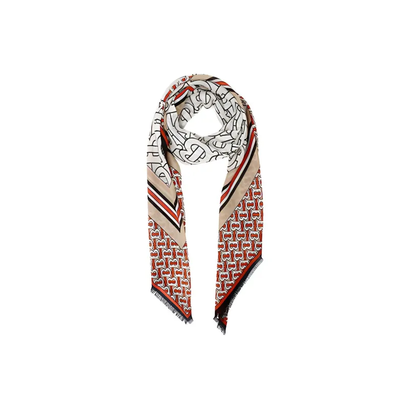 Burberry Large Monogram Square Scarf-1