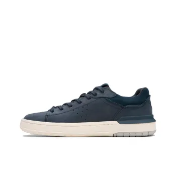 Clarks Courtlite 2 Run Low Top Skateboard Shoes Men's Blue