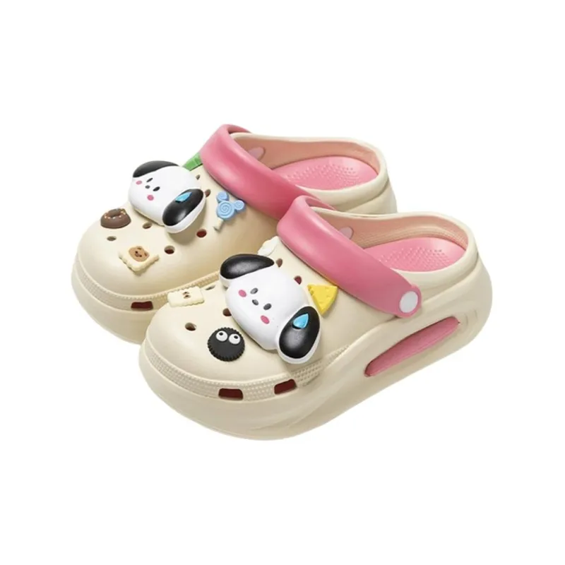 ECAC Squashy And Bouncy Feeling Clogs, Summer Height Increasing, Slip Resistant EVA Platform Slippers-8