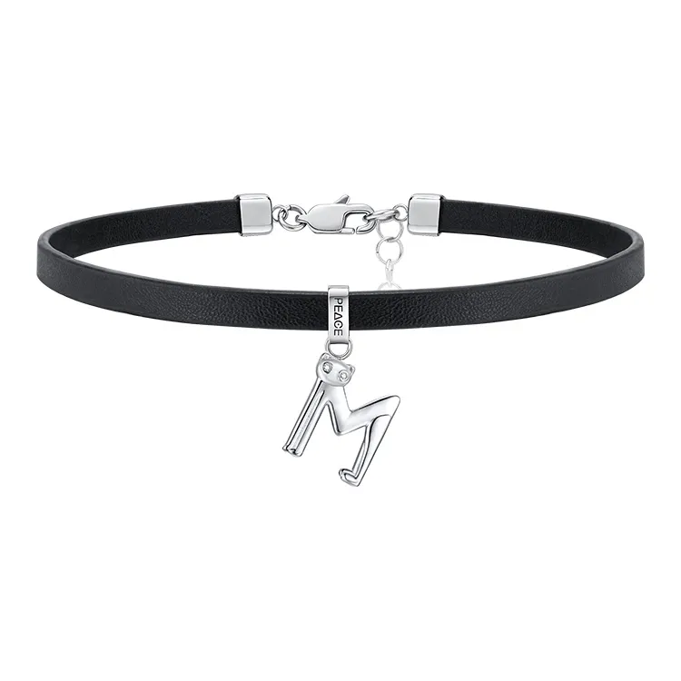 PEACE & CAT Titanium Steel Necklaces Women's-16