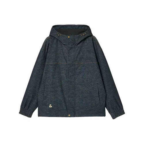 JACK JONES· Jackets Coats Men's E41 Dark Blue Denim