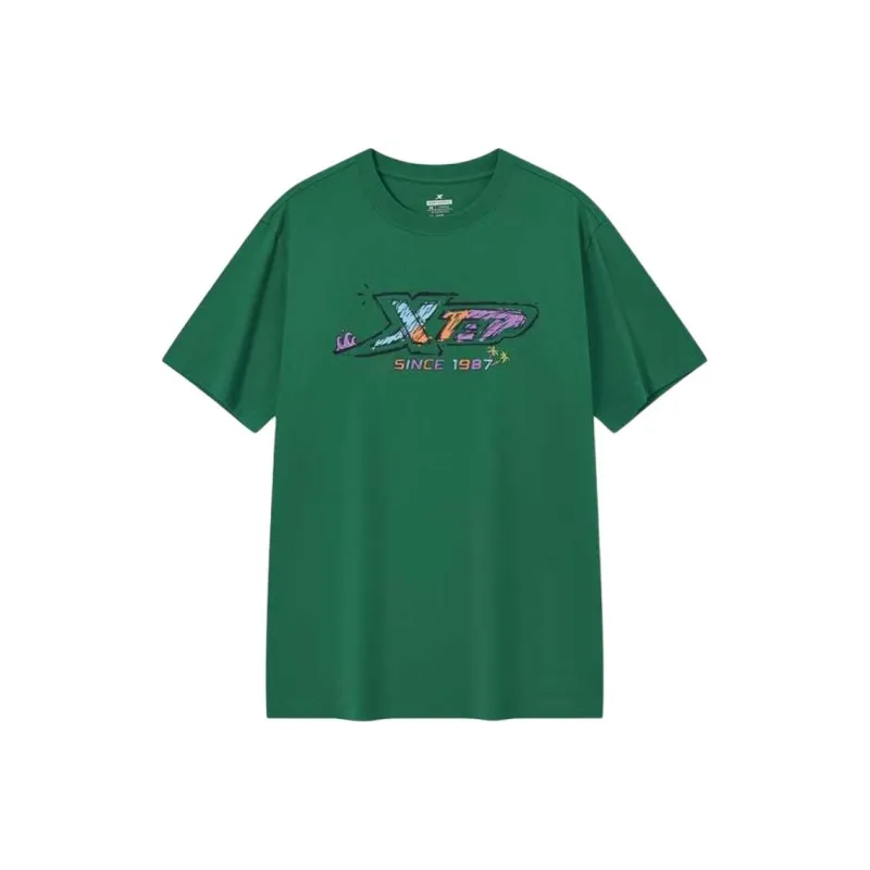 XTEP T Shirts Men Vine Green-0