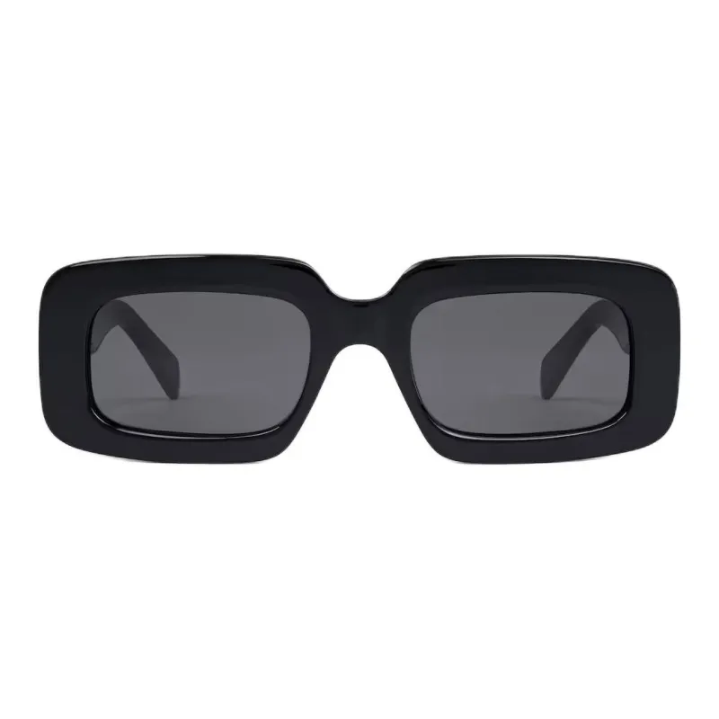 CELINE Acetate Rectangular Sunglasses Men's Black-2