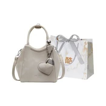 Cool PU Handbag Women's Ecru/Pink/Black/Silver