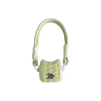 Beams Compatibility Airpods4/3/Pro/Pro2 TPU Refreshing Mint Green Multicolor Irregular Headphone Cases