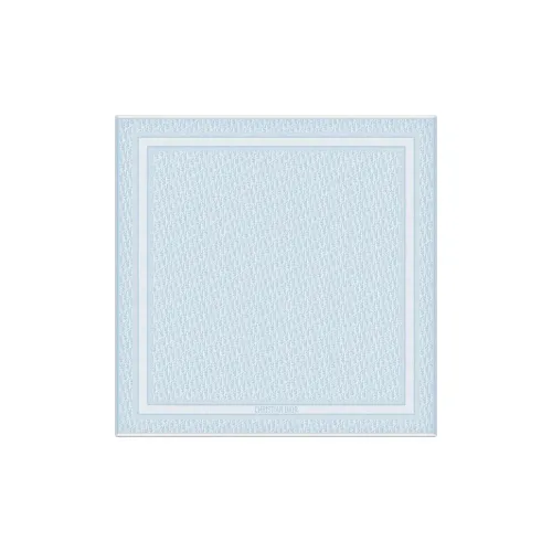 DIOR Silk Knit Scarves Unisex Blue