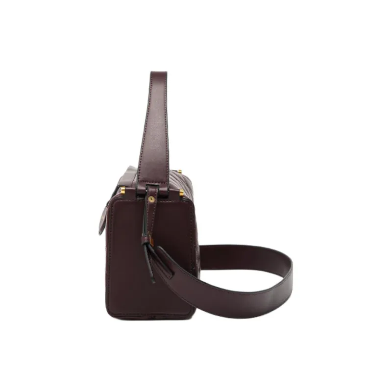 DAPHNE PU Handbag Women's Black/Purple-8