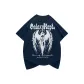Navy Blue-White