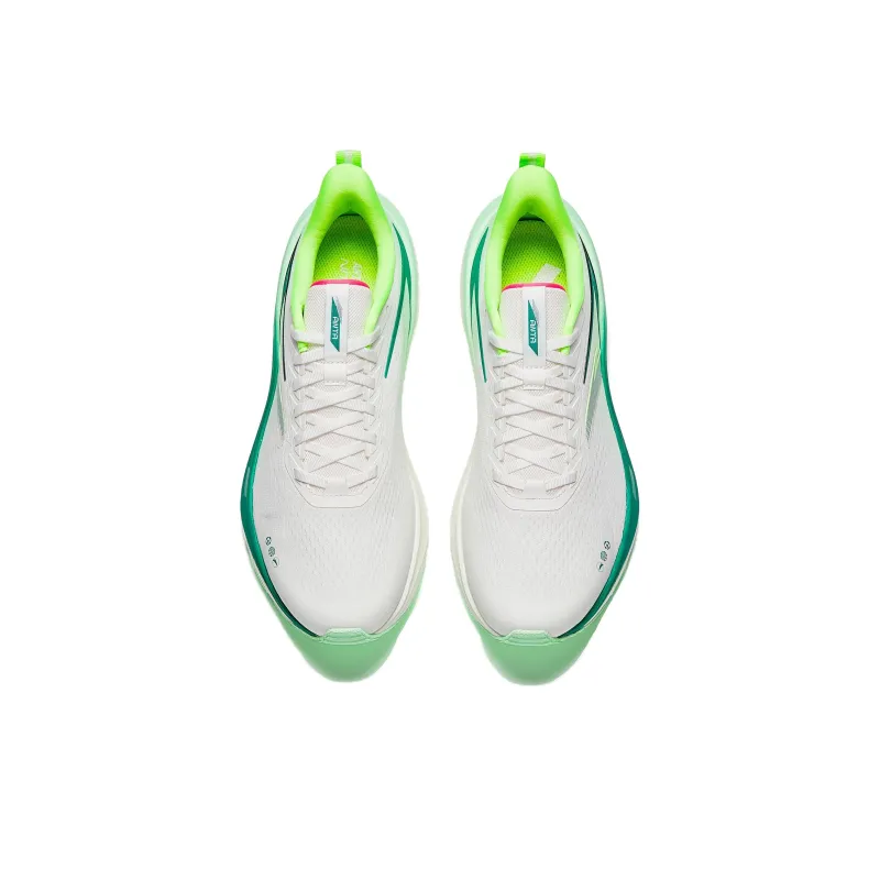 Anta Mach 5 SE Slip Resistant, Abrasion Resistant, Breathable Low Top Casual Running Shoes Men's White Green-5