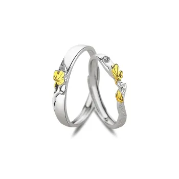 Old Fu Gold S 999 Fine Silver Rings Unisex