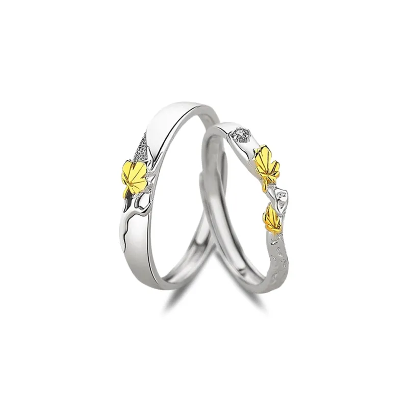 Old Fu Gold S 999 Fine Silver Rings Unisex-0