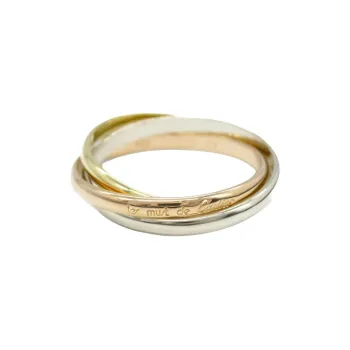 Cartier 2010s 18K Gold Trinity Ring