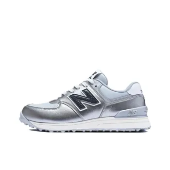 New Balance NB 574 V3 Anti Slip Wear Resistant Low Top Golf Shoes Women's Silver