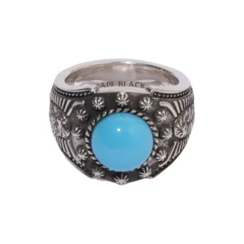 BAPE BLACK Navajo Turquoise Ring