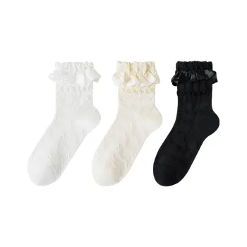 Temooues Mid Calf Socks Women's 3 Pack