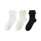 [3 Pack]Lace Ribbon Design-White+Milk White+Black
