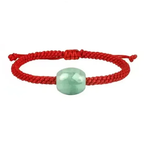 Best Wishes Bean Type Jadeite Bracelets Unisex