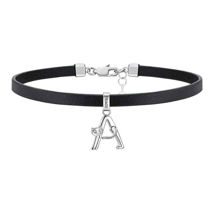 PEACE & CAT Titanium Steel Necklaces Women's-0