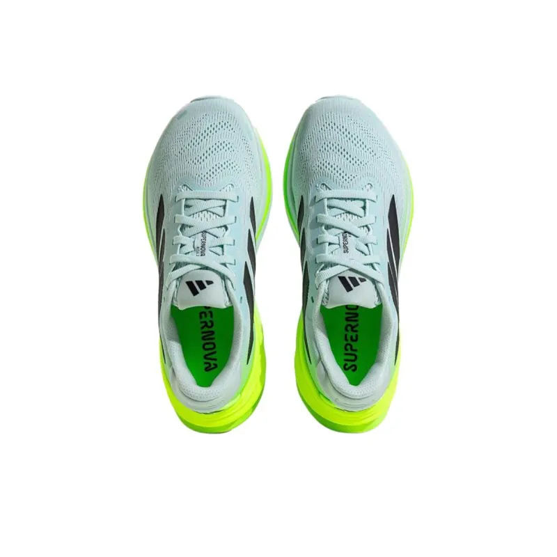 Adidas Supernova Rise 2 Anti Slip Wear Resistant Low Top Marathon Running Shoes Unisex Green-3