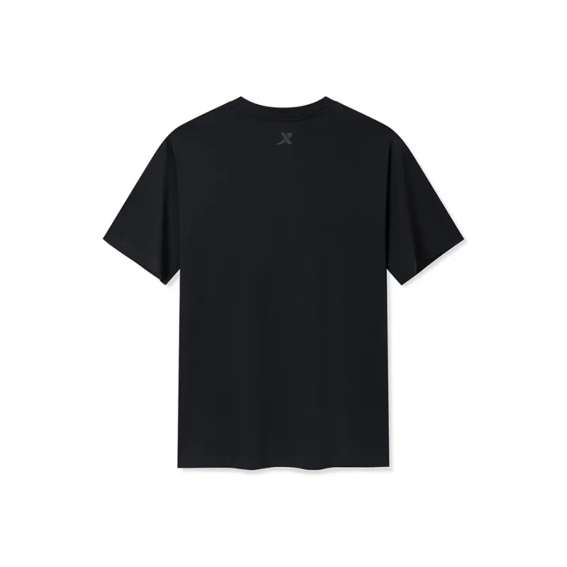 XTEP T Shirts Unisex Jet Black-1