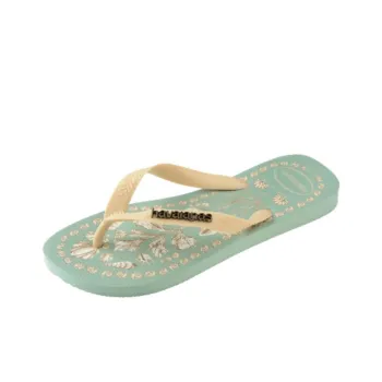 Havaianas Abrasion Resistant Slip Resistant Flip Flops Women's Green