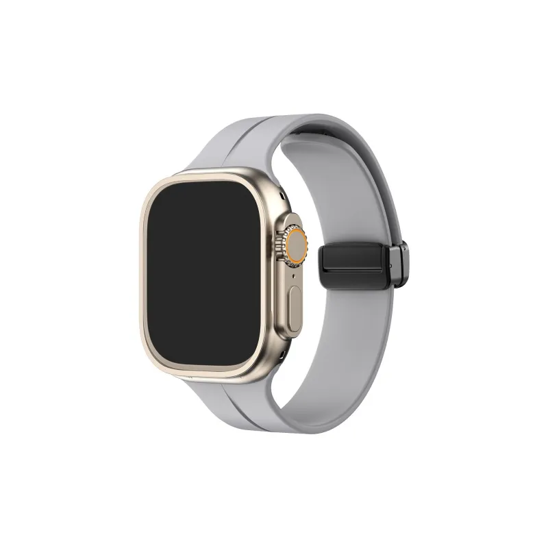 IKYOU Watch Band Apple Compatibility 49mm Silicone Material-9