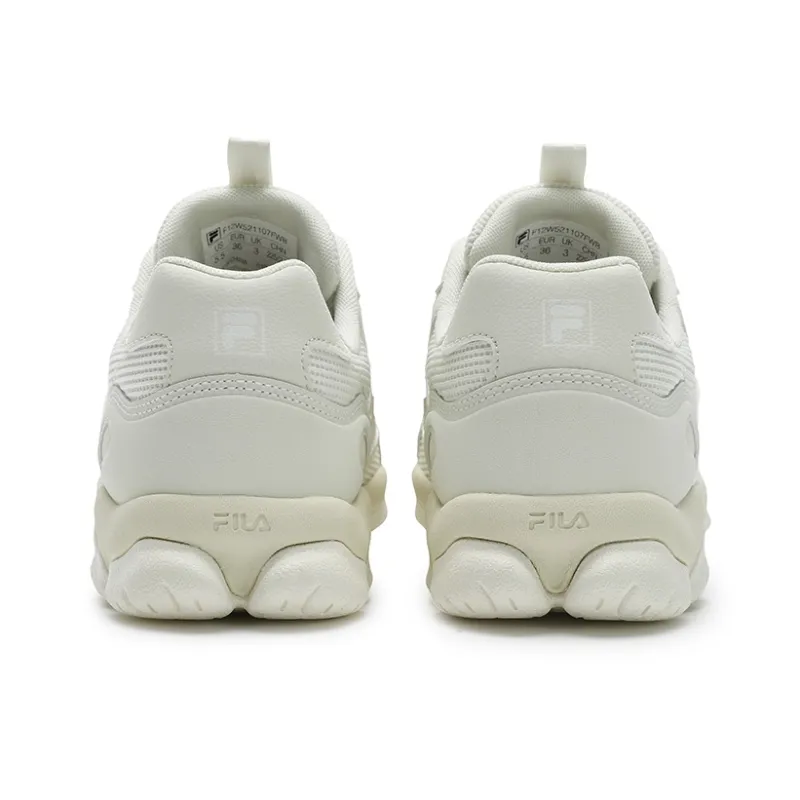 FILA FLUID 6 ST Slip Resistant, Abrasion Resistant, Breathable Low Top Running Shoes Women's White Yellow-3
