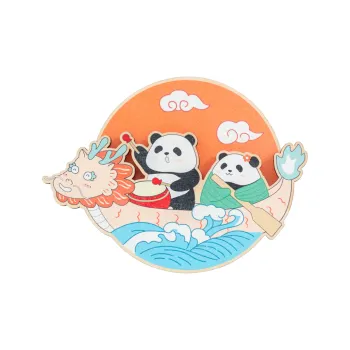 AYING Premium Cartoon Panda Fridge Magnet