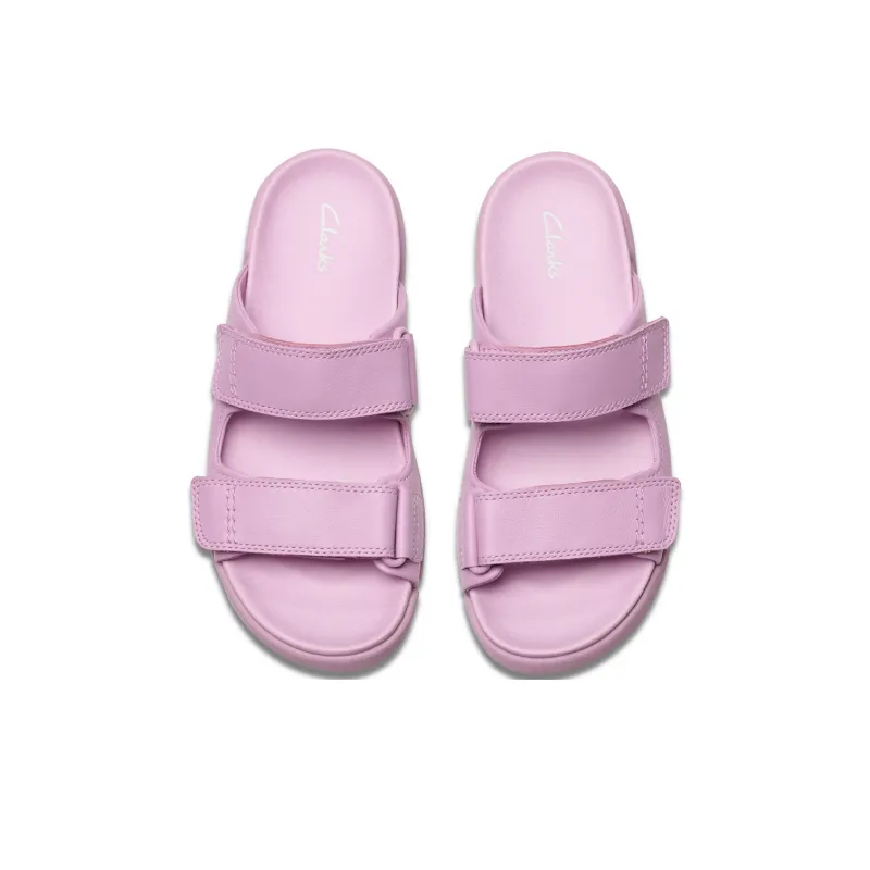 Clarks Slide Slippers Women's Purple-2