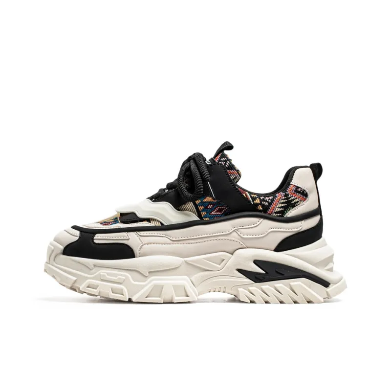 JKEM Cushioning, Slip Resistant, And Abrasion Resistant Low Top Chunky Sneakers Men's-5