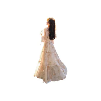 The Temptation Of The Muse Long Sleeved Dresses Women's Image Color