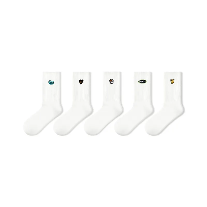 Primeet Mid Calf Socks Men's 5 Pack-12