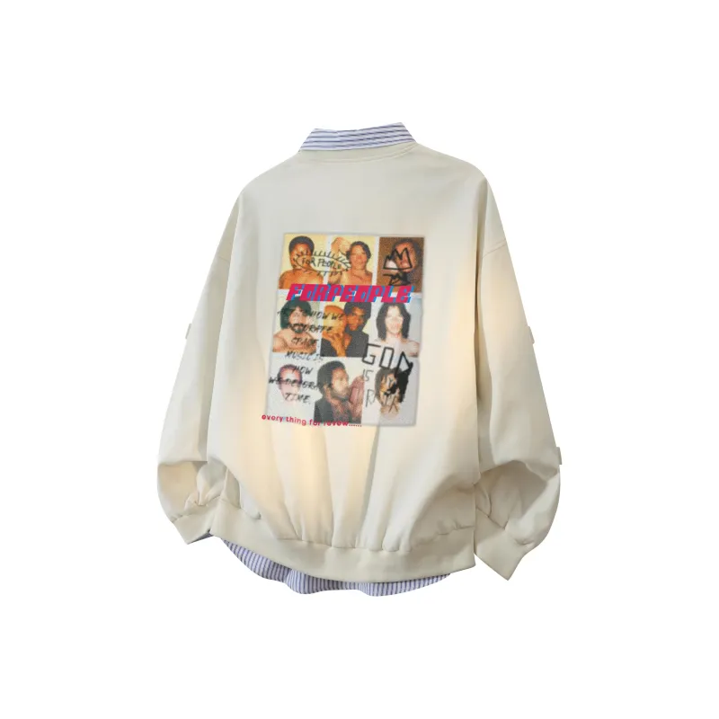 FAX FOR FMACM Jacket Unisex Beige-7