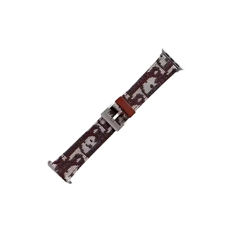 NCFCK Watch Band Apple Compatibility 13 16cm Canvas Material-7