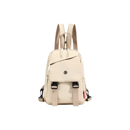 GOBLIN SHARKS 1759 Fabric Backpack Womens White/Green