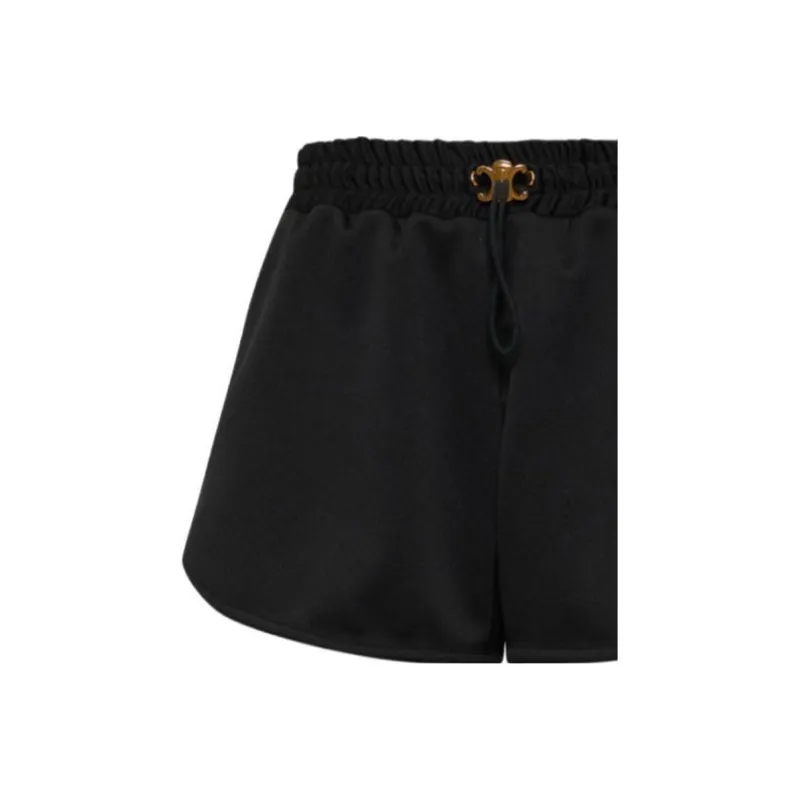 CELINE Casual Shorts Women's Black-3