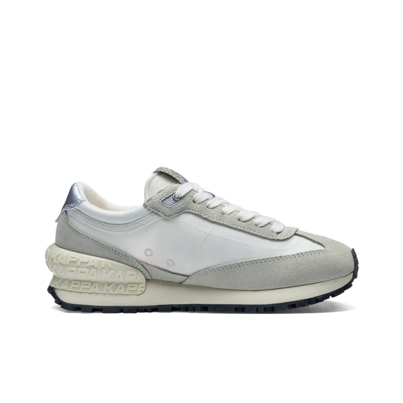 Kappa Anti Slip Wear Resistant Low Top Running Shoes Women's Green White-1