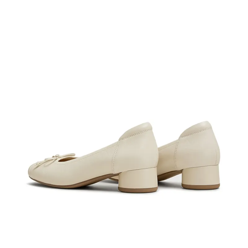 PT'SON Chunky Heel High Heels Women's-3