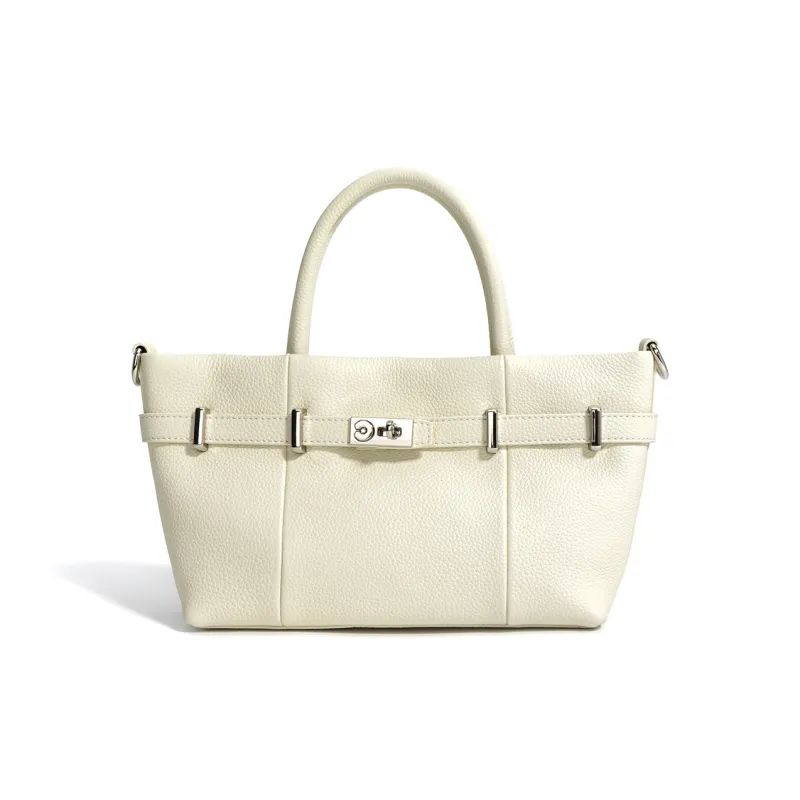 H YXIANG Cow Leather Handbag Regular Women's Multicolor-2