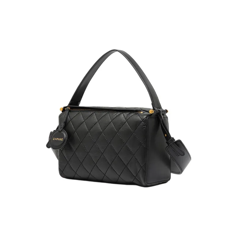DAPHNE PU Handbag Women's Black/Purple-1